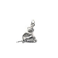 Silver charm; Monkey on a stick