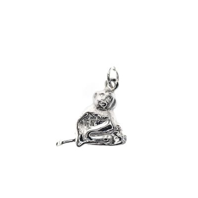 Silver charm; Monkey on a stick Image 1 of Silver charm; Monkey on a stick