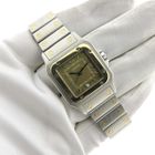 Image 11 of Cartier Santos Galbee 1566; Gold/steel unisex watch