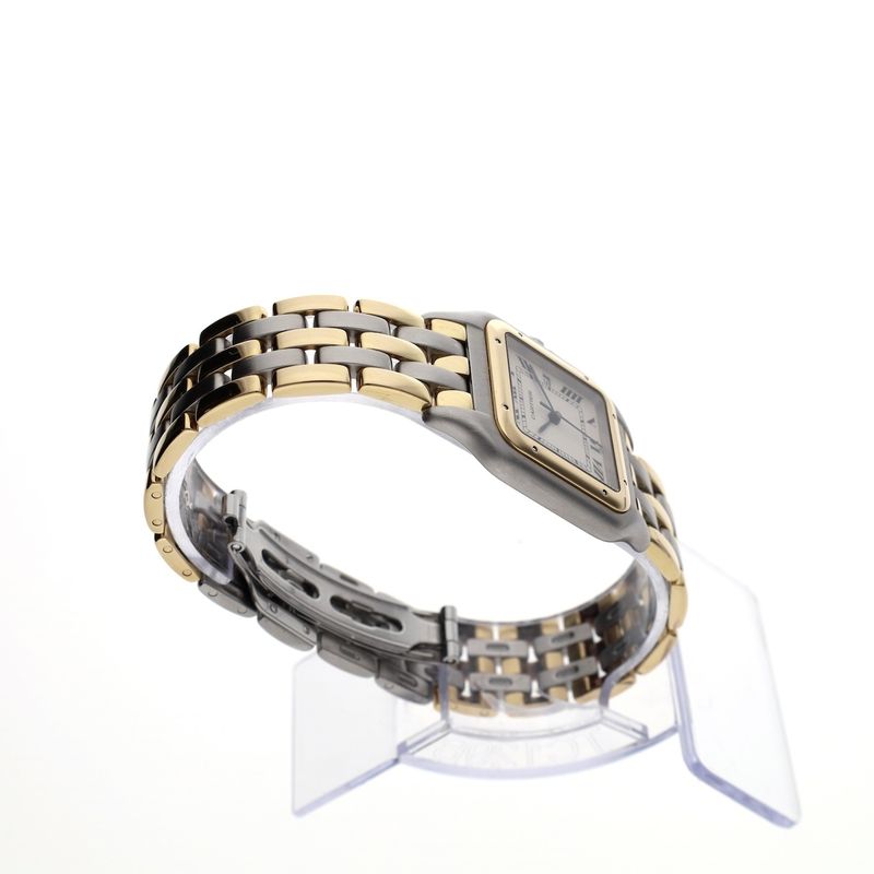 Image 19 of Cartier Panthère '3 Row' Large/Jumbo 183957; 18ct. Gold/steel watch