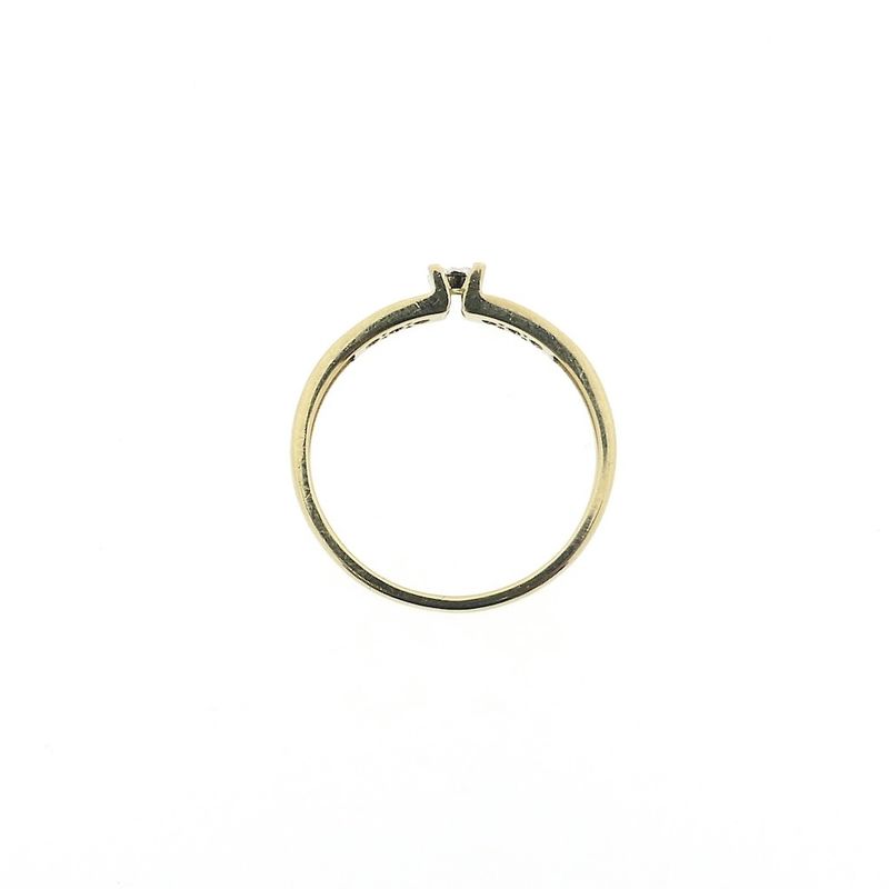 Image 4 of Gold ring with diamond | 0.27 ct.