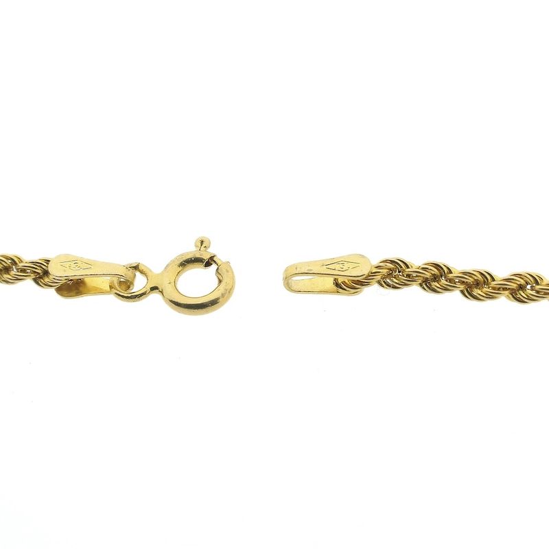 Image 3 of 18K Gold Twisted Link Chain | 50.5 cm