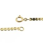 Image 6 of Gold Bismarck link necklace with fixed pendant | 46.5 cm