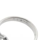 Image 9 of White gold cocktail ring with aquamarine