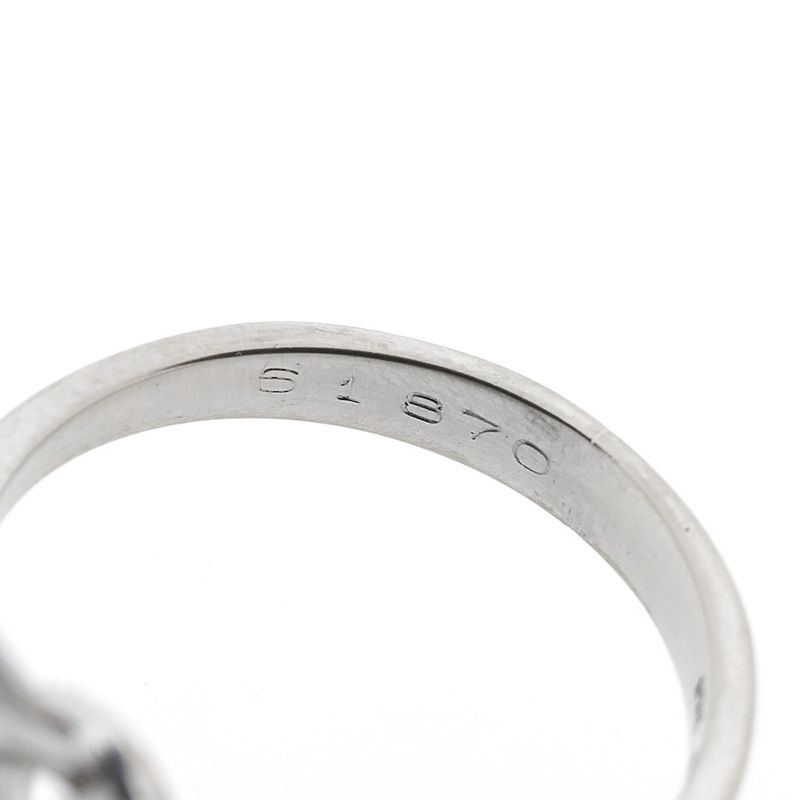 Image 9 of White gold cocktail ring with aquamarine