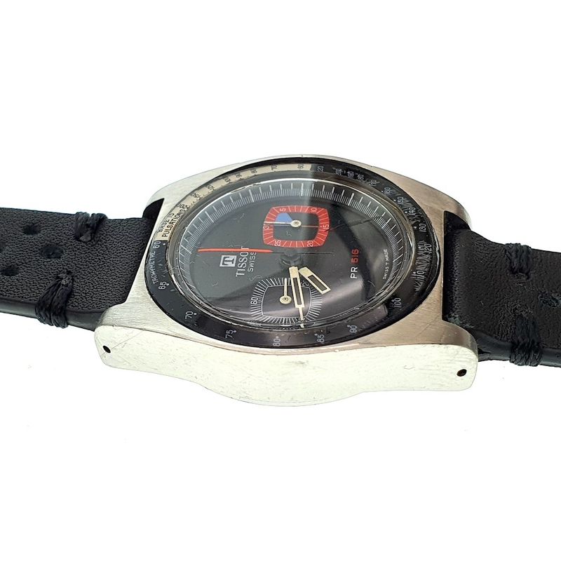 Image 10 of Tissot Vintage Chronograph; Men's Wristwatch | PR516