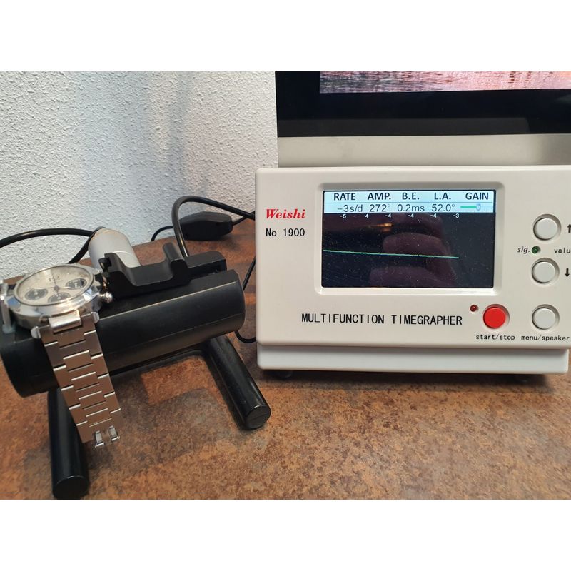 Image 6 of Cartier Pasha Chronograph; Automatic watch