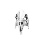 Image 3 of Silver ring with raven skull