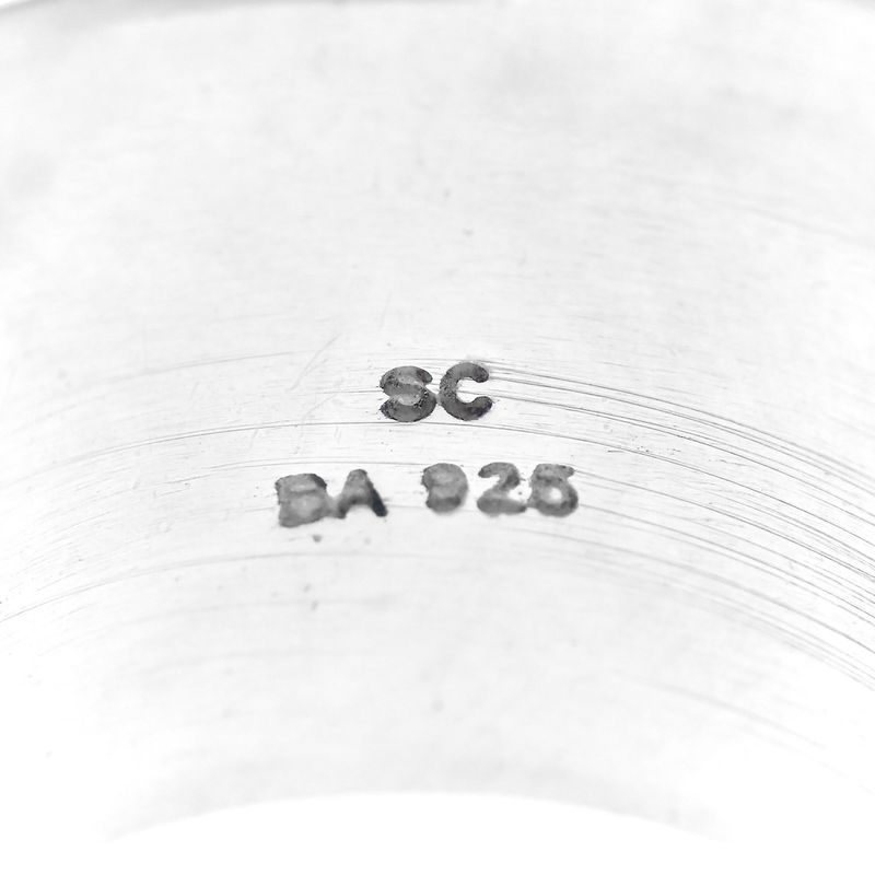 Image 5 of Silver ring with braided pattern