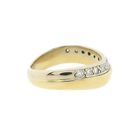 Image 8 of Two-tone gold ring with diamond; 0.26 ct.