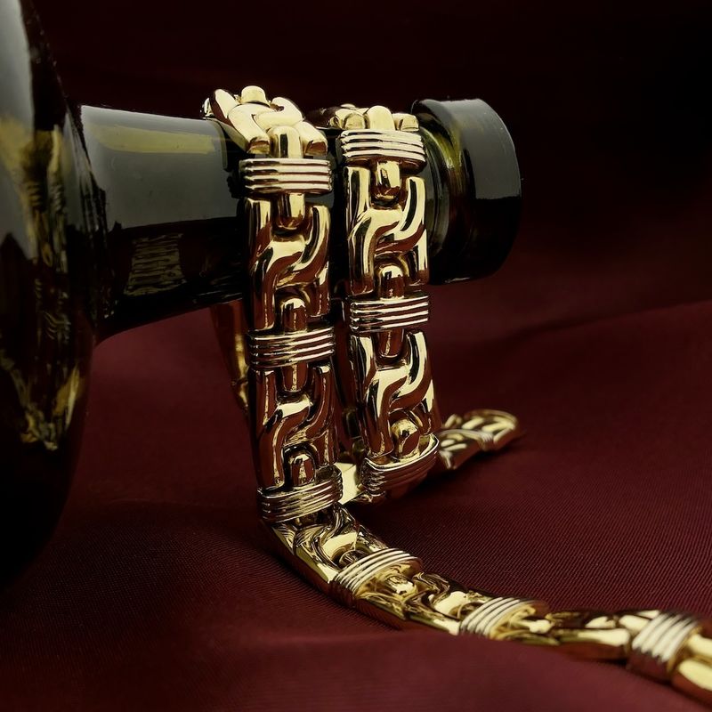 Image 7 of Two-tone gold fantasy link necklace