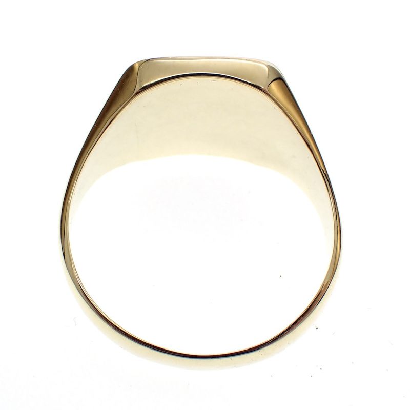 Image 4 of Gold signet ring horse head portrait