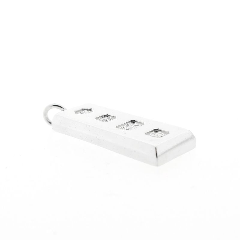 Image 3 of Silver pendant made of a silver bar