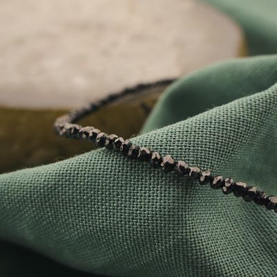 9 crt. Black diamond bracelet | 20 cm Image 2 of 9 crt. Black diamond bracelet | 20 cm