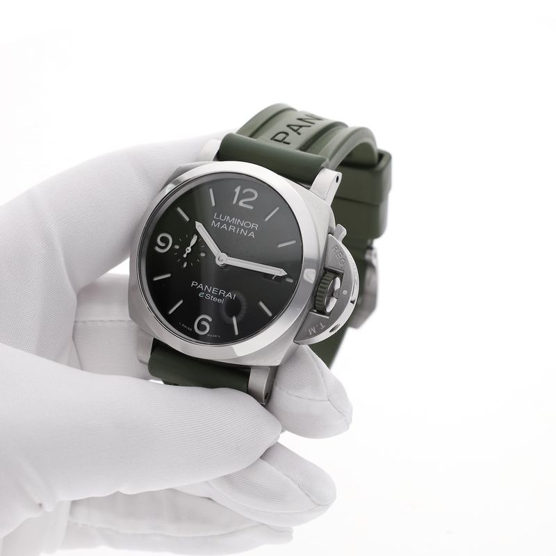 Image 15 of Panerai Luminor Marina Verde Smeraldo PAM01356; Automatic Men's Watch