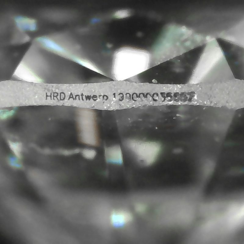 Image 4 of 0.22 ct. Brilliant cut diamond G/I1 + HRD Certificate - Natural diamond