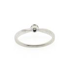 Image 4 of White gold solitaire ring with diamond | 0.03 ct.