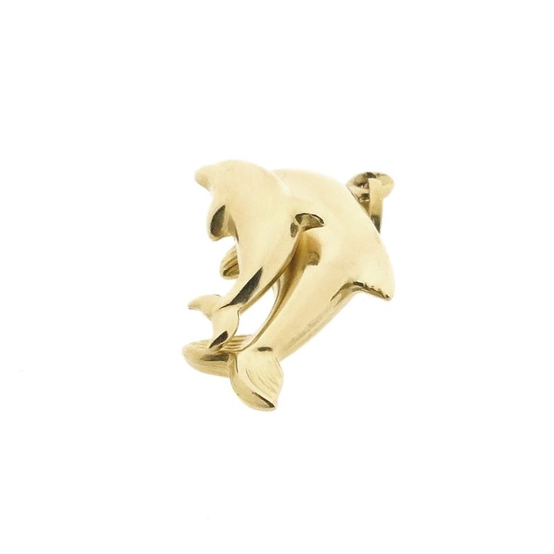 Image 8 of Golden dolphin pendant