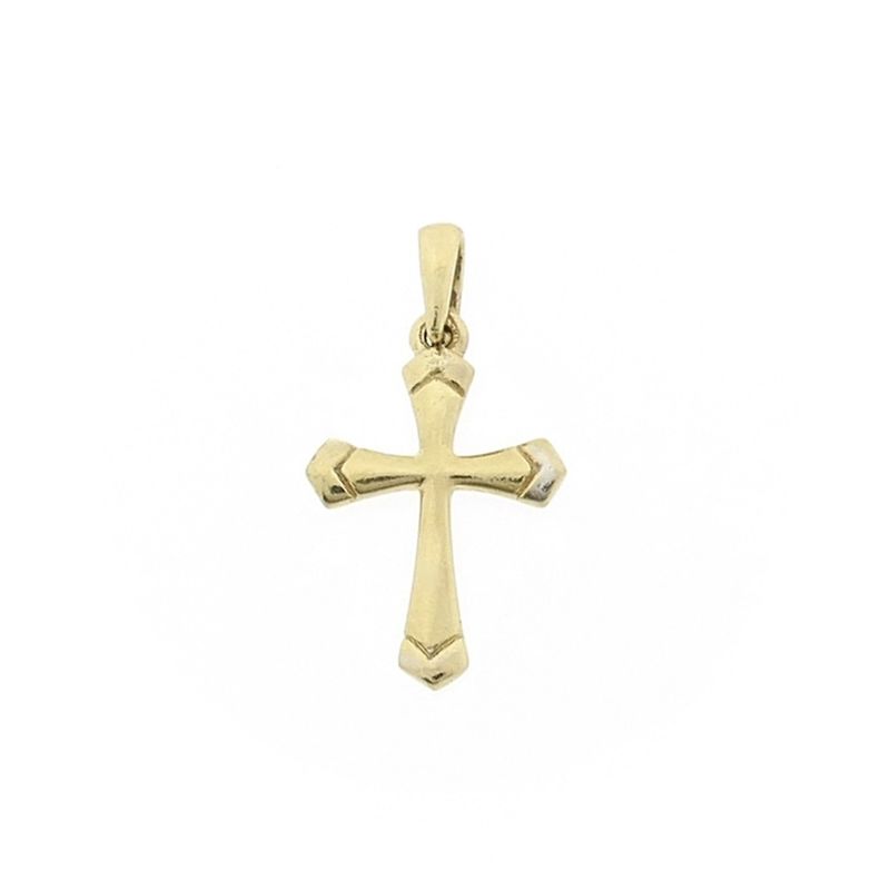 Image 2 of Gold pendant of a cross