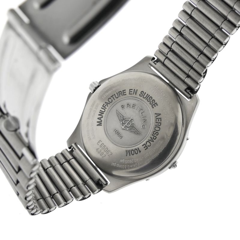 Image 12 of Breitling Aerospace Titanium E65062; Analog/digital men's watch