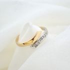 Image 6 of Two-tone gold ring with diamonds | 0.10 ct.