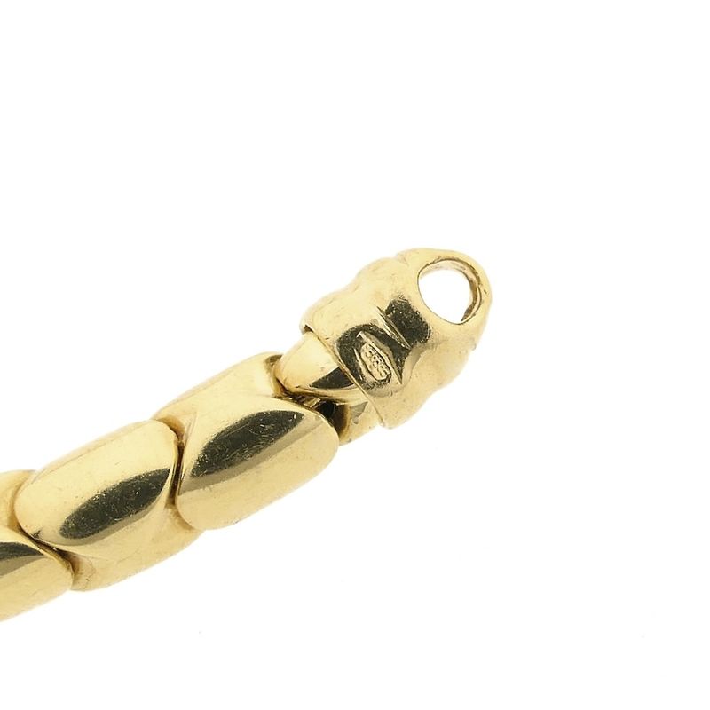 Image 7 of Two-tone gold fantasy link necklace