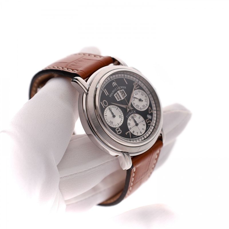Afbeelding 8 van Maurice Lacroix Masterpiece 'Flyback Annuaire' MP6098; Automatisch Heren Horloge