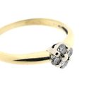 Image 8 of Gold ring with diamond | 0.18 ct.