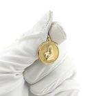 Image 7 of Gold zodiac sign pendant; Virgo