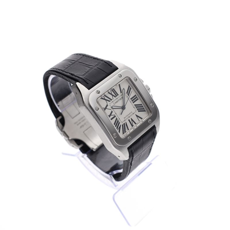 Image 3 of Cartier Santos 100 XL Automatic W20076X8/2656; Automatic men's watch