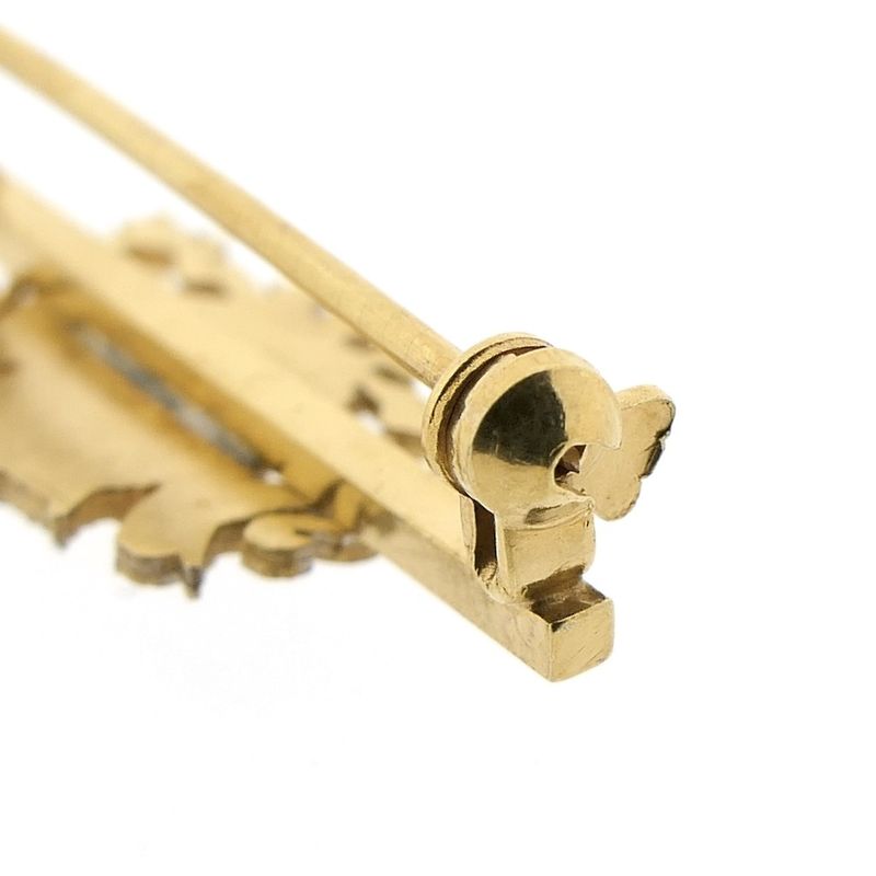 Image 8 of Gold brooch of the coat of arms of The Hague