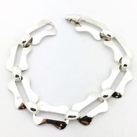 Silver link bracelet