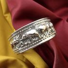 Image 2 of Silver elephant bracelet | Ø 65 mm
