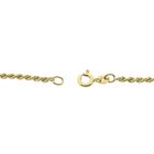 Image 5 of Gold long twisted link chain