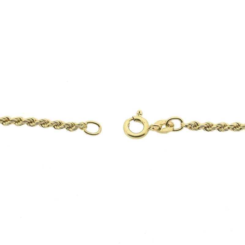 Image 5 of Gold long twisted link chain