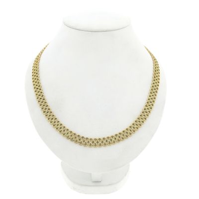 Image 1 of Gold Fantasy Link Necklace; 14 Karat; 43.5 cm