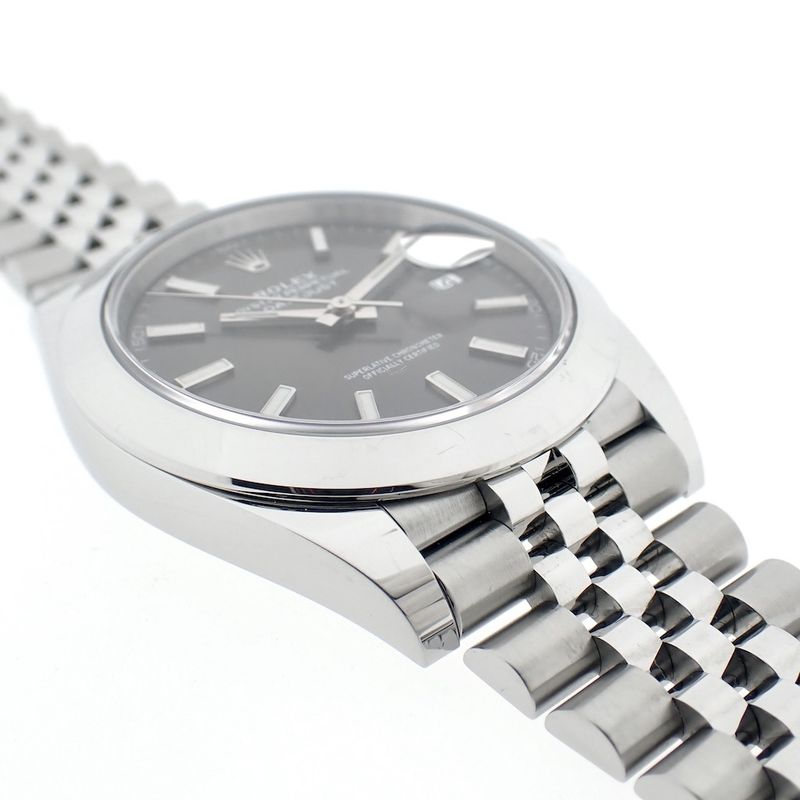 Image 11 of Rolex Datejust 126300; Men's watch with rhodium dial