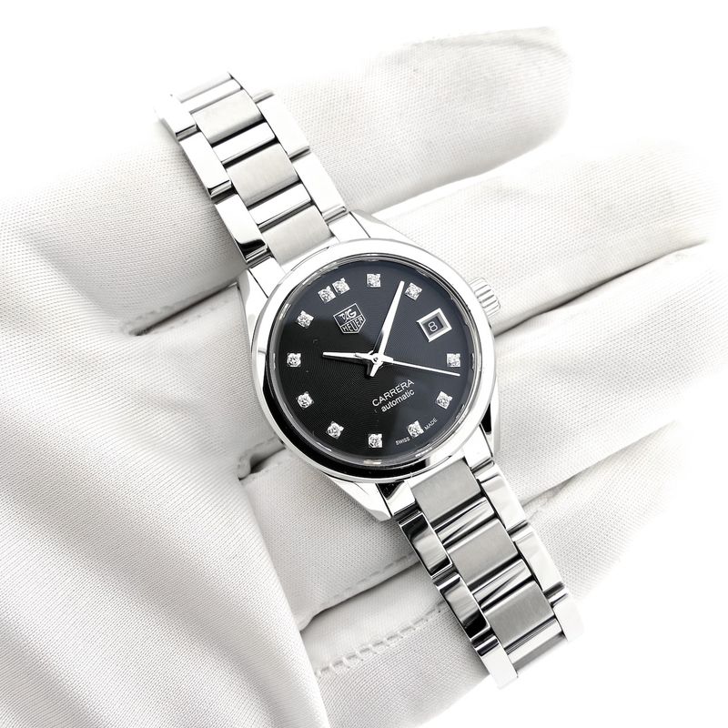 Image 11 of Tag Heuer Carrera Automatic 28mm WAR2413; Automatic women's watch with diamonds