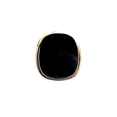 Image 2 of Gold signet ring with onyx | Men