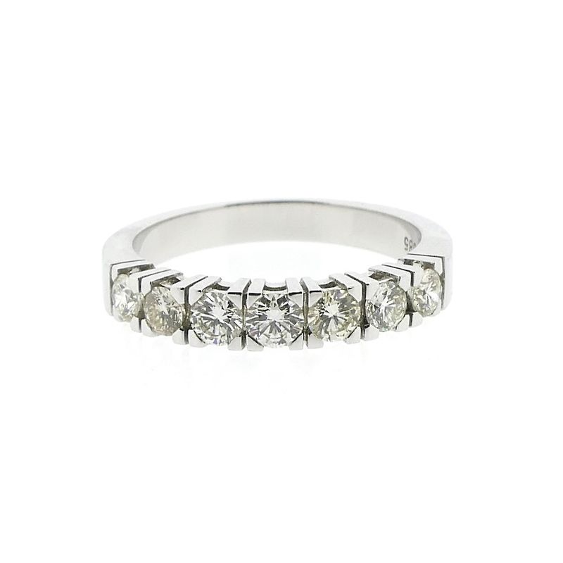 Image 3 of White gold ring with diamond | 0.94 ct.