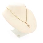 Image 4 of Two-tone gold pendant with diamond | 0.085 ct.