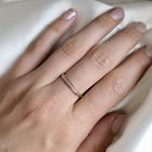 Image 3 of Gold ring/sliding ring with diamond | 0.045 ct.