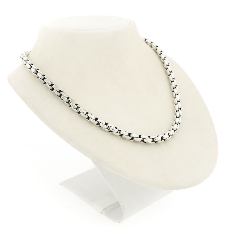 Image 3 of Solid silver fantasy link chain | 44 cm