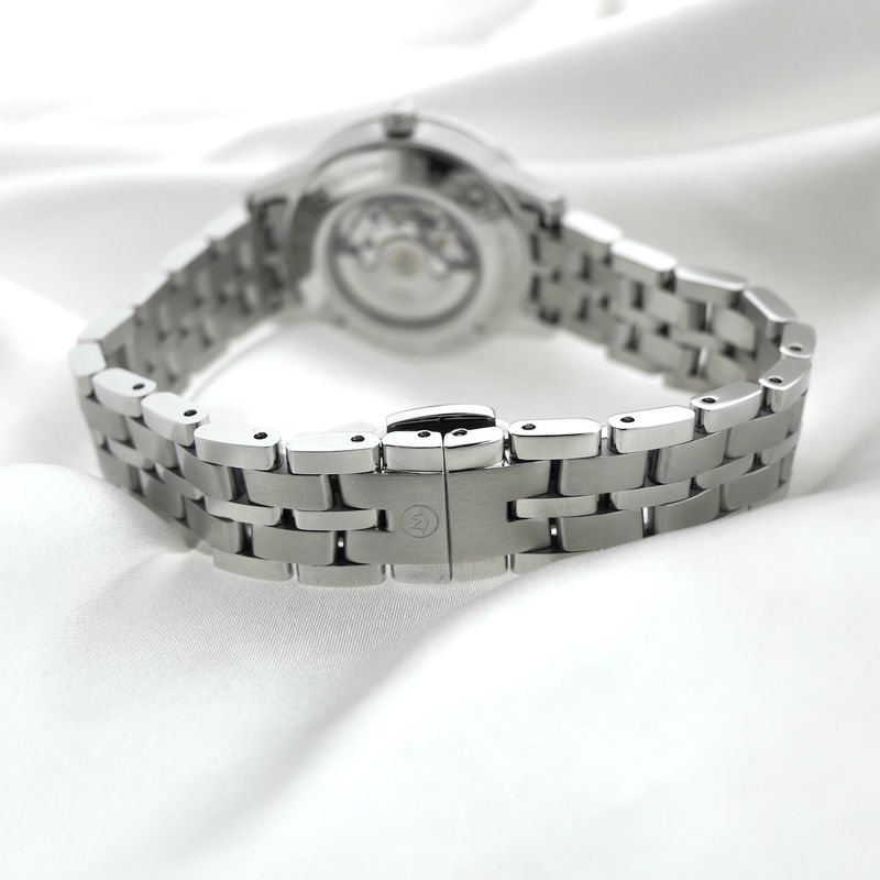 Image 12 of Movado 1881; Automatic women's watch with MOP and diamond dial