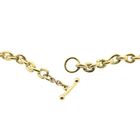 Image 4 of Gold anchor link necklace