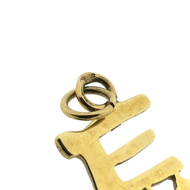 Image 4 of Golden pendant of Chinese horoscope sign; Dragon