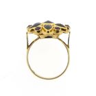 Image 9 of Gold entourage ring with garnet stones | Vintage