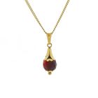 Image 8 of Gold pendant with garnet | Vintage