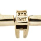 Image 7 of Gold wide link bracelet