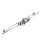 Image 3 of White gold brooch with diamond; 0.04 ct.